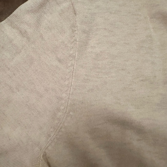 H&M creme color thin sweater - Sz S - Picture 3 of 4